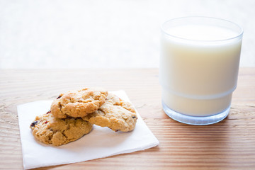 Cookies and milk