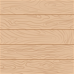 Five wooden boards in flat design