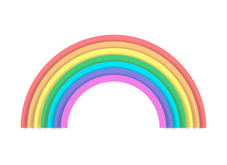 Rainbow color spectrum icon illustration logo