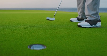 Putting into the hole