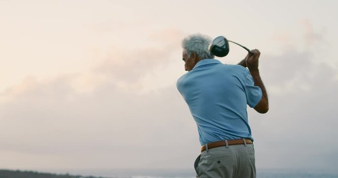 Golfing into the clouds