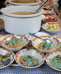 soup, delicious food on Borneo Asia