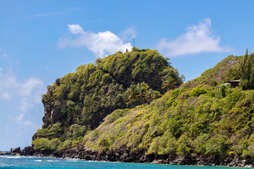 Obraz premium SaintSaint Vincent and the Grenadines, view from Fort Duvernette