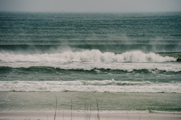 Destin Gulf Cost Waves During Tropical Storm
