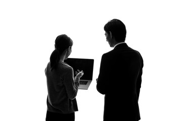 ビジネス　シルエット