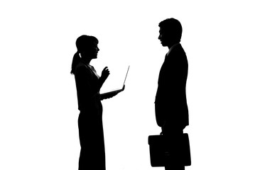 ビジネス　シルエット