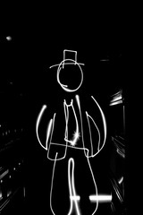 Light Painting photography effect