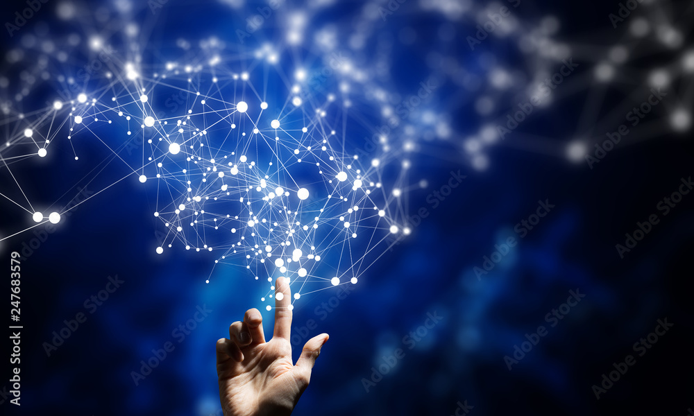 Poster connection technologies background