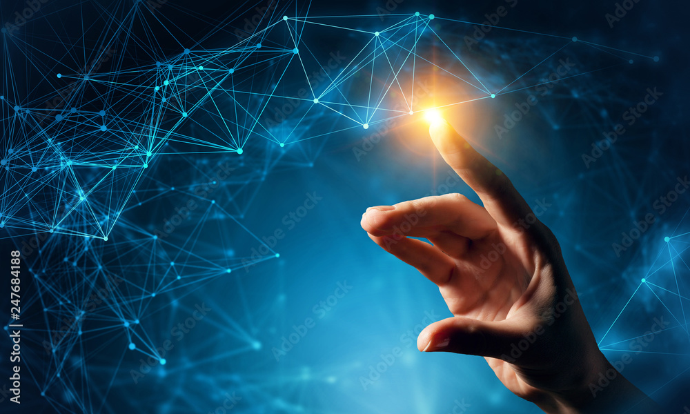Poster connection technologies background