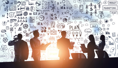 Discussion at business meeting