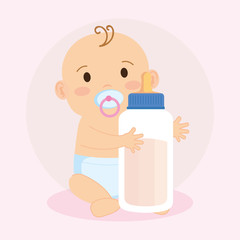 cute little baby character