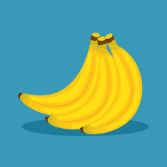 fresh banana fruit icon