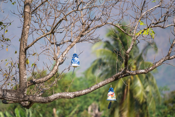 Hanging Ceramic Wind Chime.Thailand.