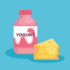 delicious bottle yogurt icon