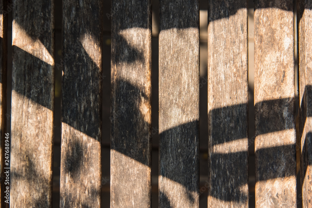 Sticker Wood plank texture, background.Thailand.