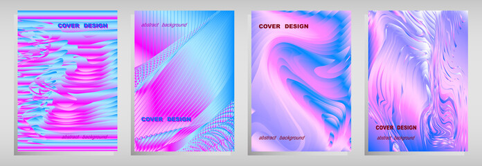 Abstract background. Cover design template. gradients based on lilac, blue and pink and their combinations