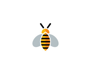Bee logo - obrazy, fototapety, plakaty