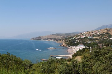 Fototapeta na wymiar Nature of the Crimean peninsula.