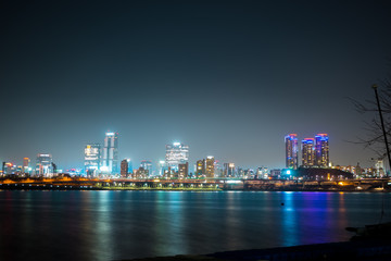 Obraz premium Hang gang river at night