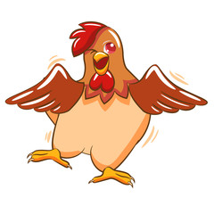 chicken clipart design
