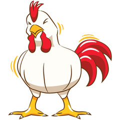 chicken clipart design