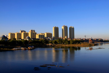 Obraz premium Urban landscape in China