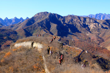 Great Wall of China architectural scenery