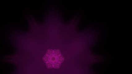 Fantasy chaotic colorful fractal pattern. Abstract fractal shapes. 3D rendering illustration background or wallpaper