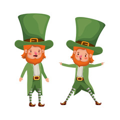 leprechauns standing avatar character