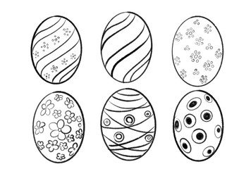 Happy Easter card illustration