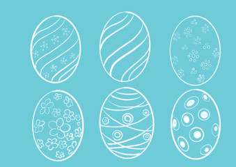 Happy Easter card illustration