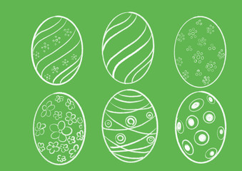 Happy Easter card illustration