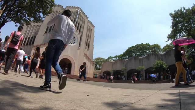 A quick time lapse of Baclaran Church in Paranaque City Philippines near the Baclaran Market.