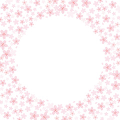 桜　背景　フレーム　素材