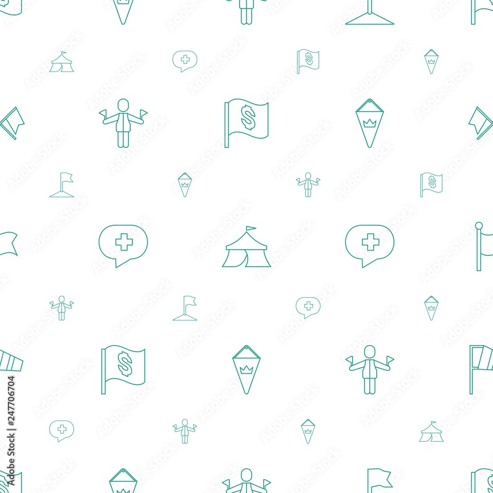 Poster flag icons pattern seamless white background