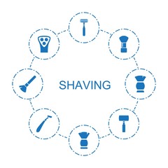 shaving icons