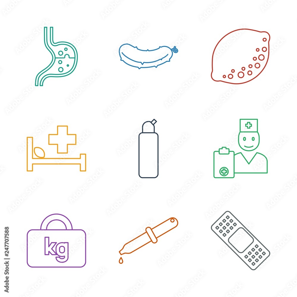 Sticker 9 health icons