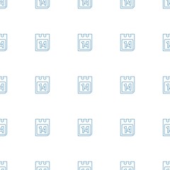 date calendar icon pattern seamless white background