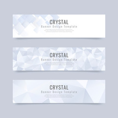 Fototapeta premium Crystal textured background collection