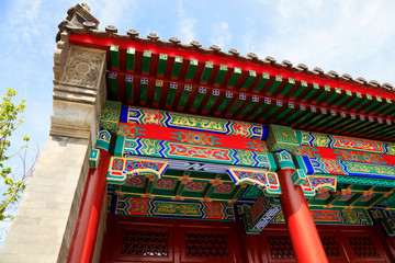 Chinese traditional building a richly ornamented building