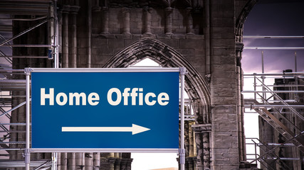 Sign 376 - Home Office