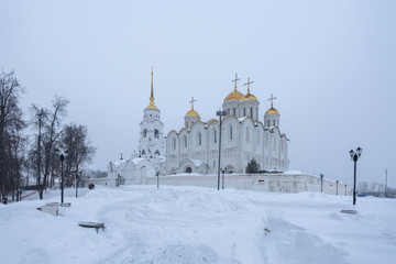 The main cathedral of the city of Vladimir is the Assumption Cathedral. Russian sights