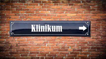 Schild 404 - Klinikum