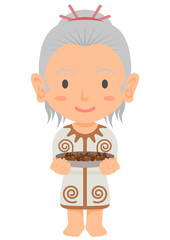 縄文時代のお婆さん