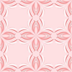 Abstract vector seamless pattern for fabric, textile, wrapping paper, wallpaper, web design, background.