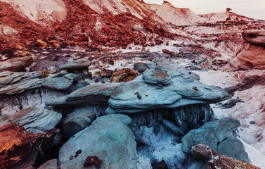 Sandstone formations