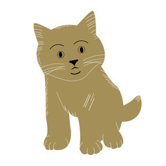Cute cat vector design