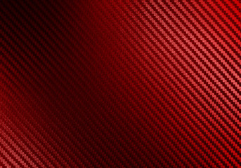 Metallic shiny texture of red carbon fiber self-adhesive paper. Material for racing car...