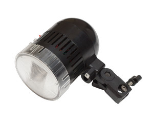 Monoblock flash on a white background