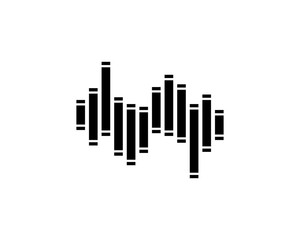 Sound waves vector illustration